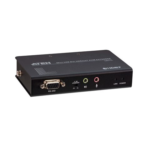 Aten | CE611 Mini USB DVI HDBaseT KVM Extender, 1920 x 1200@100m - 2